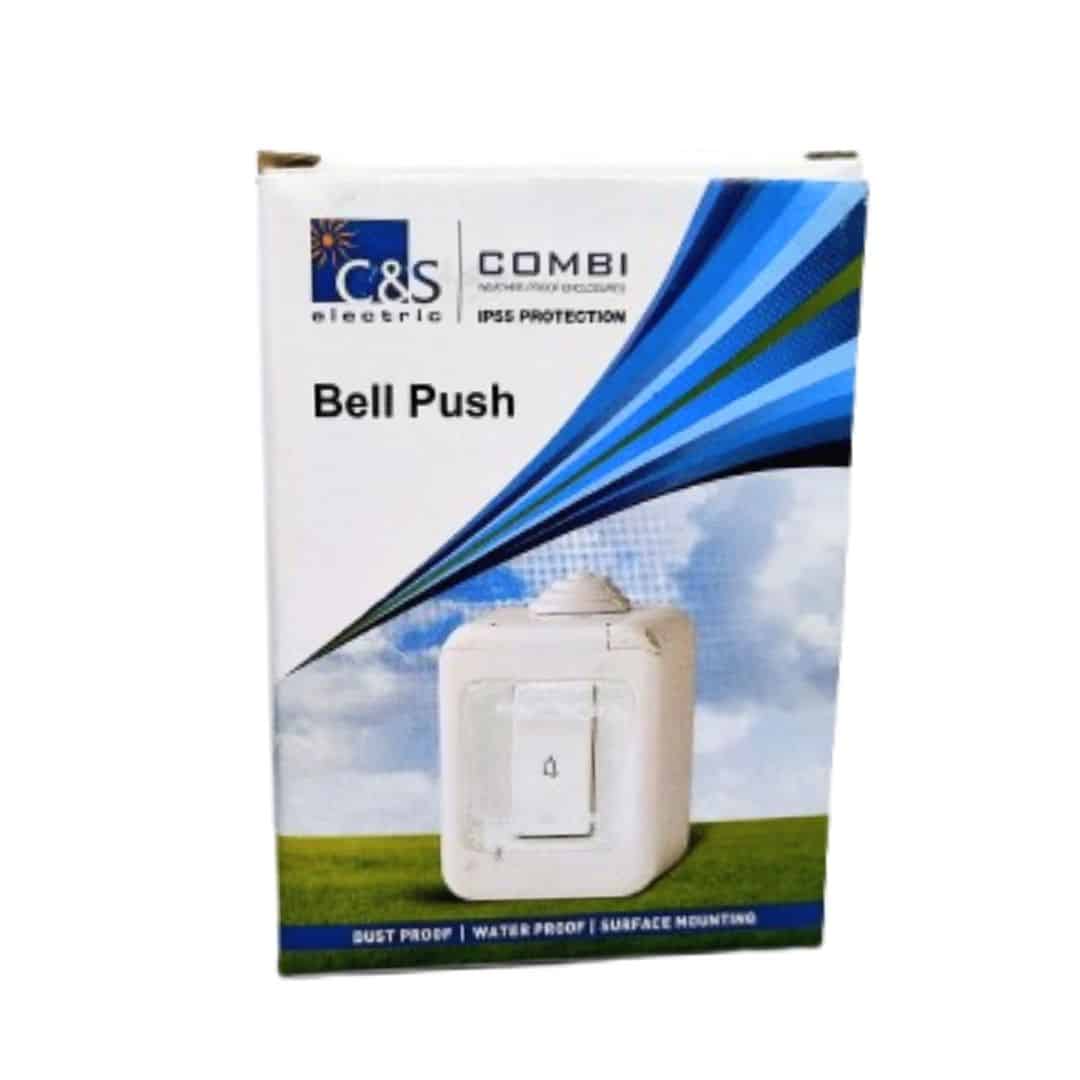 C&S Combi 6A Bell Push Switch Water Proof Enclosure Box IP55