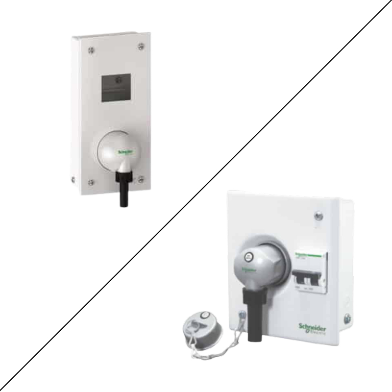 Schneider Acti9 Metal Industrial Plug & Socket DB Box Single Door IP30