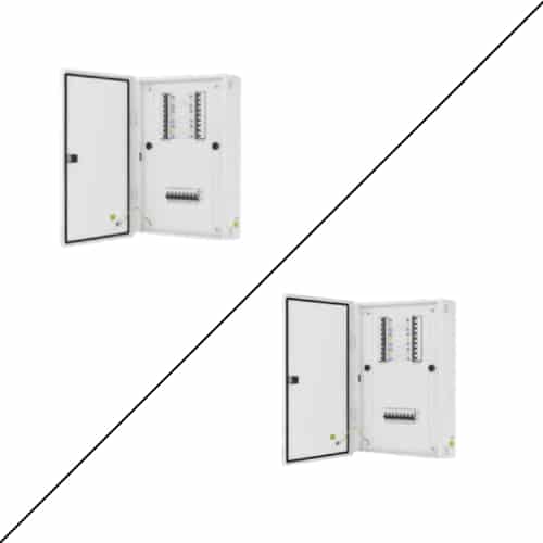 L&T Exora VTPN DB Box for MCB Double Door Metal IP43