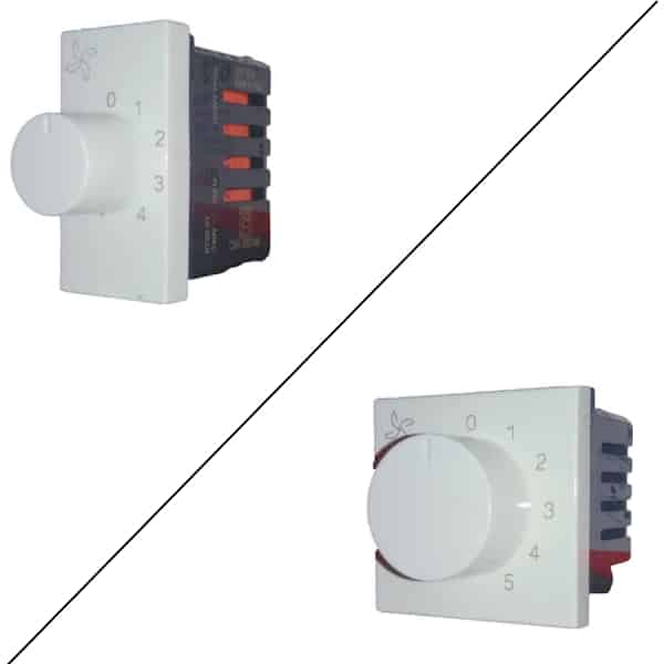 Legrand Myrius Modular Step Fan Regulator 100W White