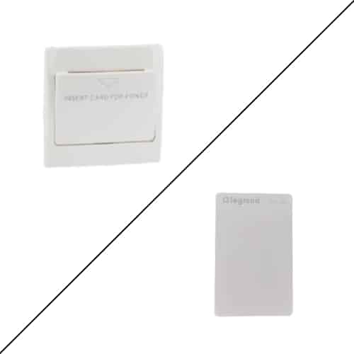 Legrand Mylinc Modular Hotel Key Switch & Card White