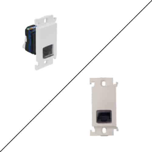 Legrand Mylinc Modular RJ45 Computer Socket with Shutter 1M White