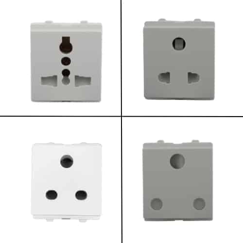 Schneider Opale Modular Socket with Shutter 2M White