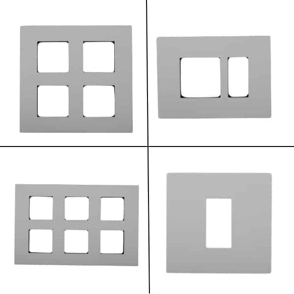 Schneider Opale Modular Plate Cover + Frame White