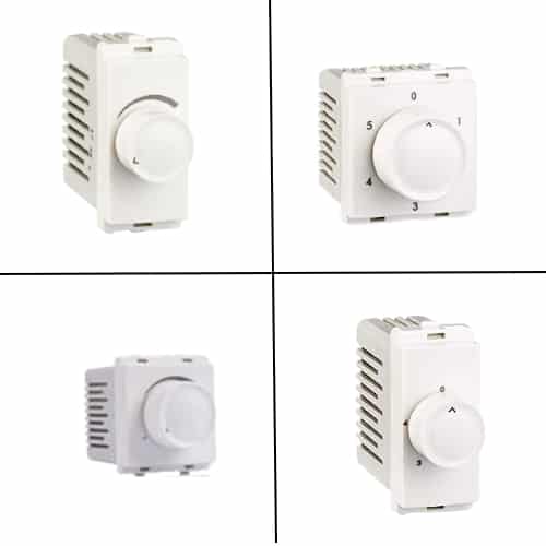 Schneider Livia Modular Fan Regulator White