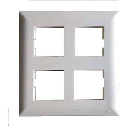 Schneider Livia Modular Plate Cover + Frame White?