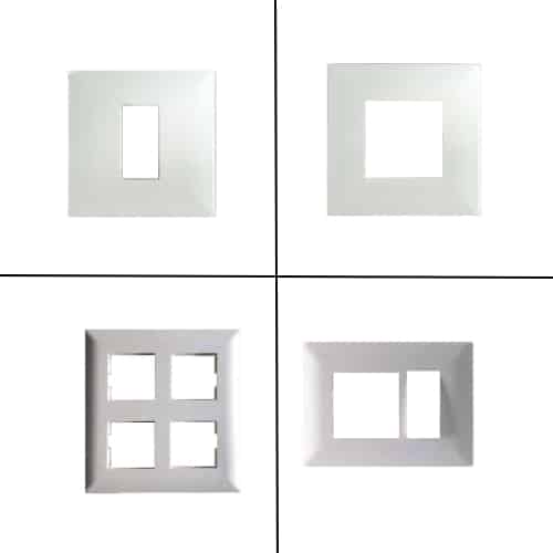 Schneider Livia Modular Plate Cover + Frame White?