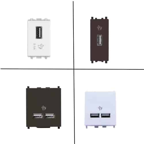 Schneider ZENcelo 2.1A Modular USB Socket