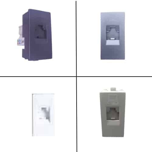 Siemens DELTA vega Modular RJ45 Computer Socket 1M