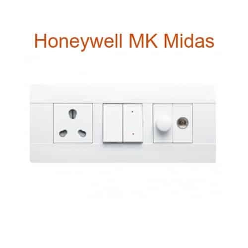 Honeywell MK Midas Red Neon Modular Indicator Light 1M White SS2695