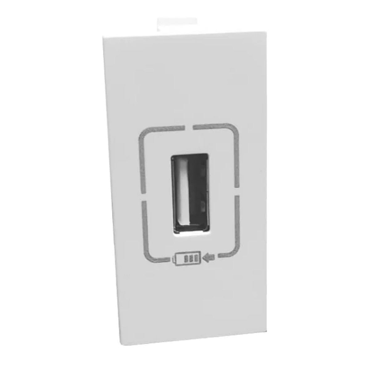 Legrand Britzy 1.5A Modular USB Socket 1M White