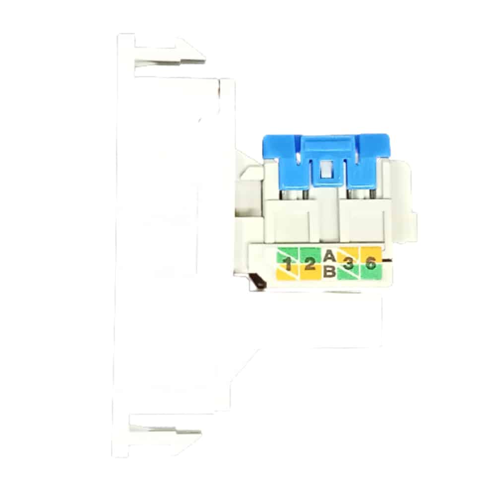 Anchor Roma Classic Cat6 Modular RJ45 Computer Socket 1M White 35763