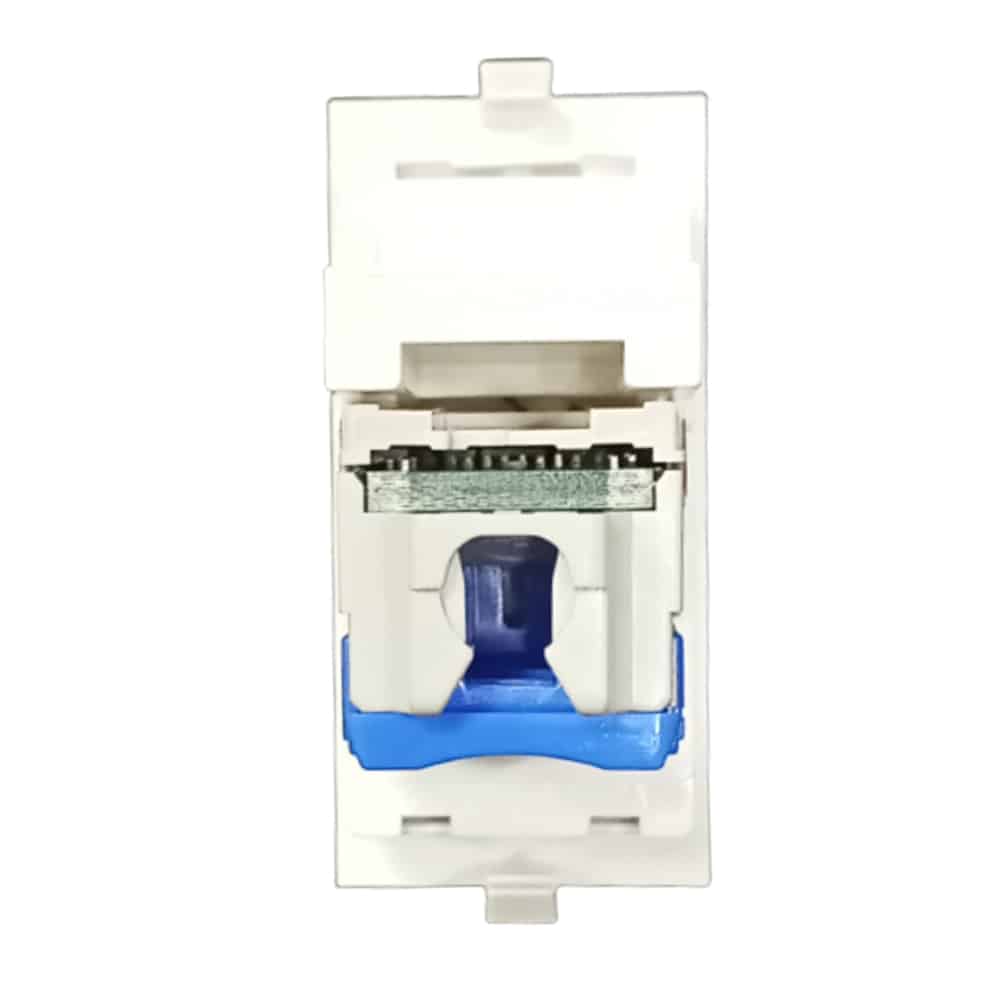 Anchor Roma Classic Cat6 Modular RJ45 Computer Socket 1M White 35763
