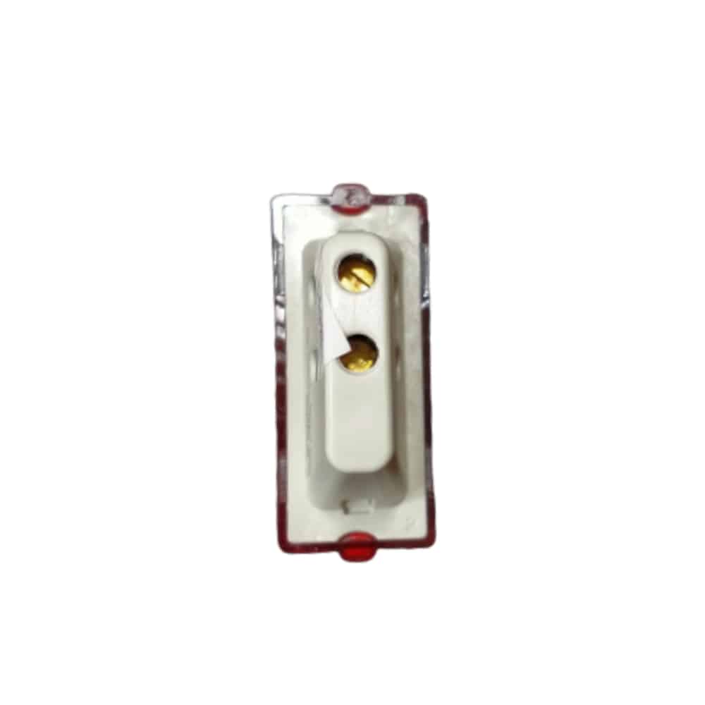 Schneider Opale Red Neon Modular  Indicator Light 1M White X5001