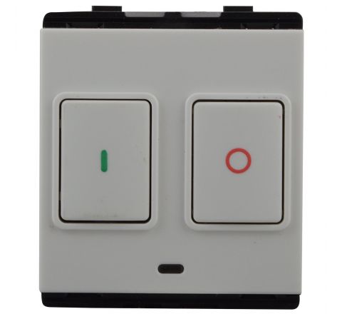 Schneider Opale 25A Modular Motor Starter  Switch 2M White X1186WH