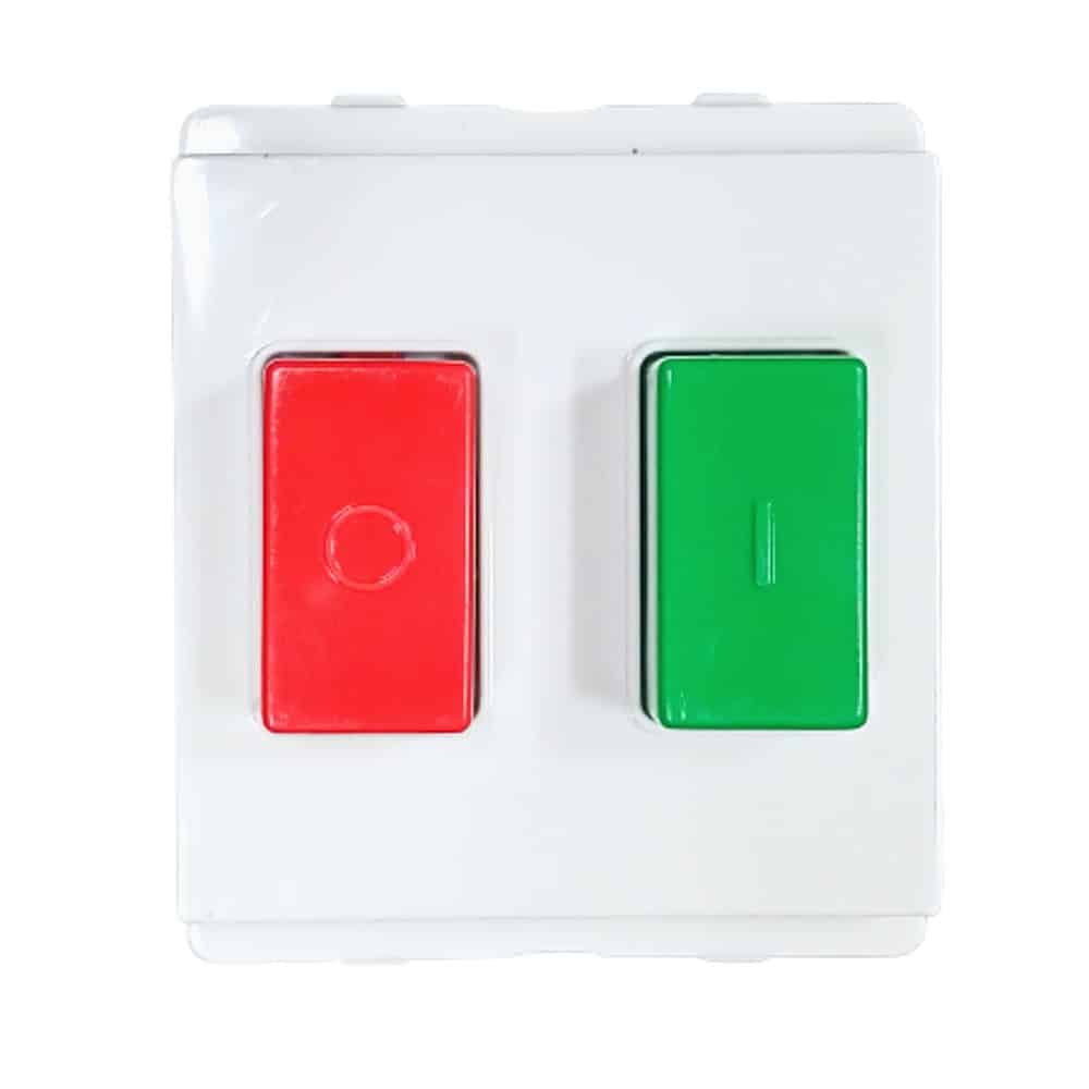 Schneider Livia 25A Modular Motor Starter  Switch 2M White P1186MS