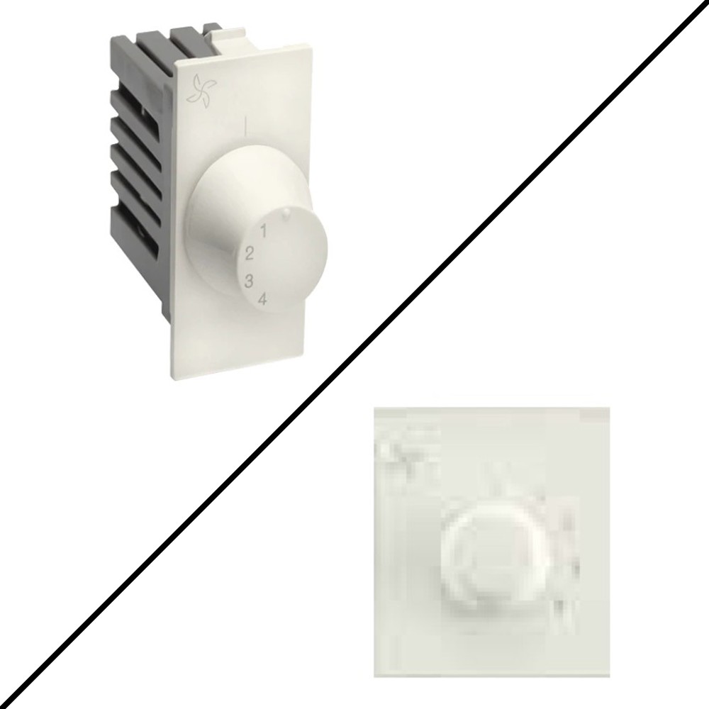 Legrand Britzy Modular Step Fan Regulator 100W White