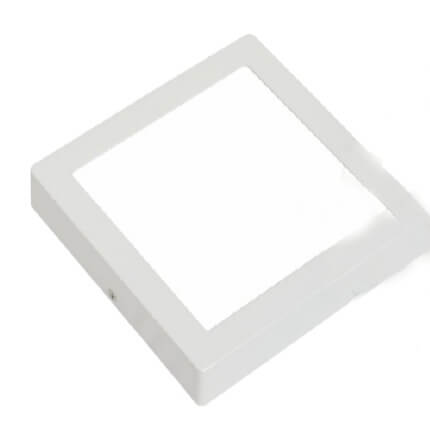 RLF 16W LED Panel Light Warm White Square Surface Type Complete Unit RPLSS16WW