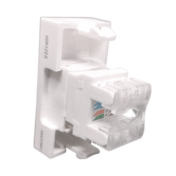 Honeywell Impact Modular Cat6A RJ45 Computer Socket 1M White