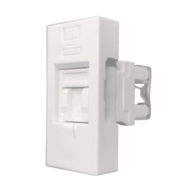 Honeywell Impact Modular Cat6A RJ45 Computer Socket 1M White