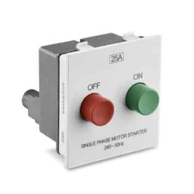 Honeywell Impact 25A Modular Motor Starter Switch 2M White