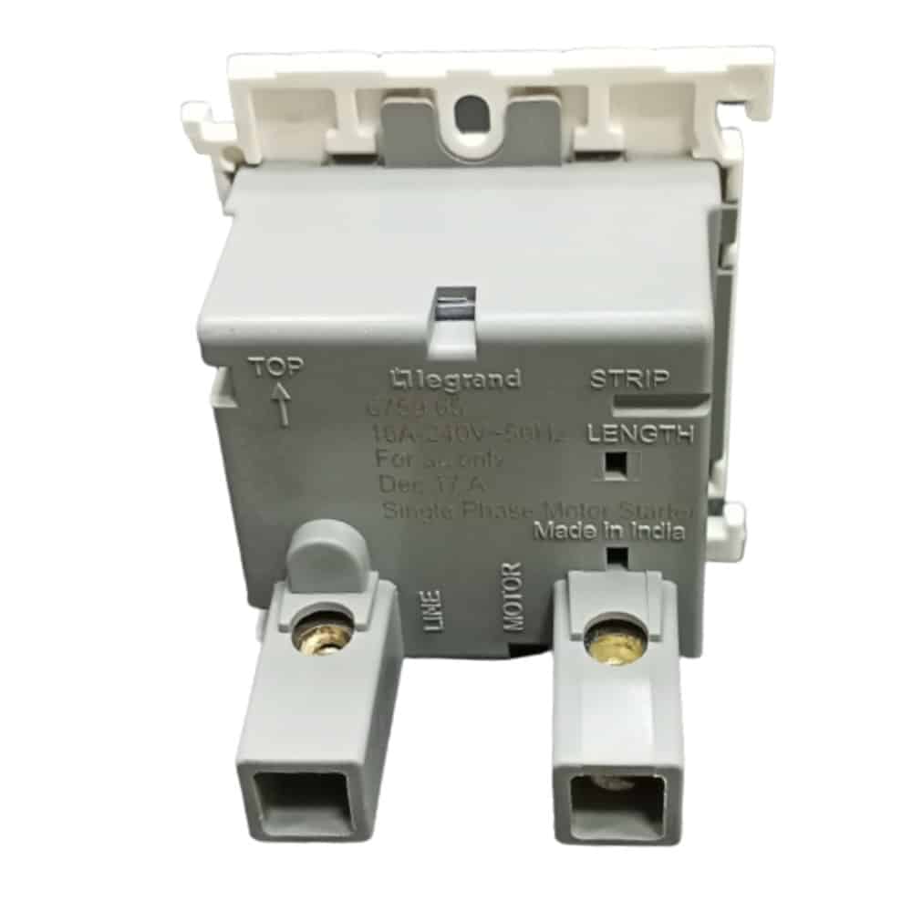 Legrand Mylinc 16A Modular Motor Starter Switch 2M White 6759 65