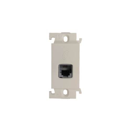 Legrand Mylinc Modular RJ11 Telephone Socket 1M White 6755 41