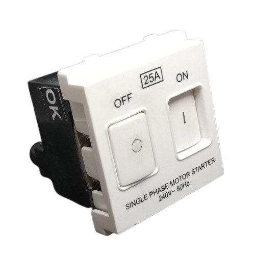 Honeywell MK EVO 25A Modular Motor Starter Switch 2M White EW217WHI