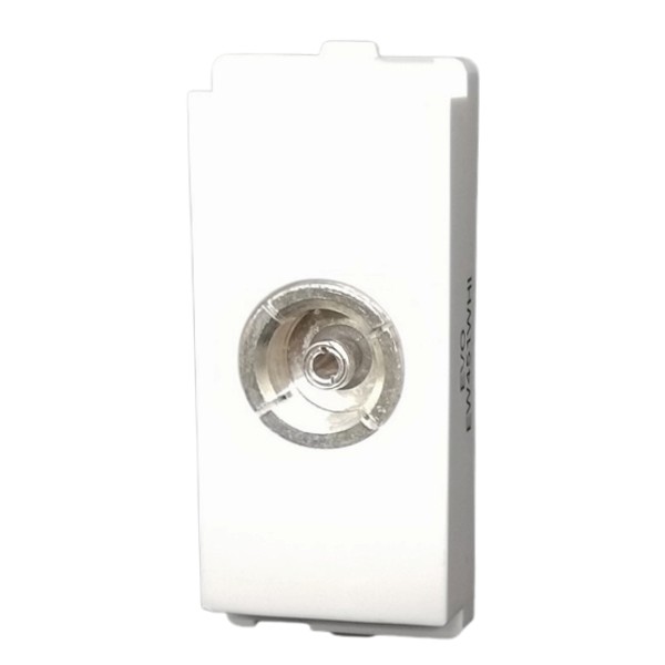 Honeywell MK EVO Modular TV Coaxial Socket 1M White EW451WHI