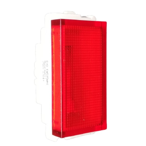 Honeywell MK EVO Red Neon Modular Indicator Light 1M White EW595WHI