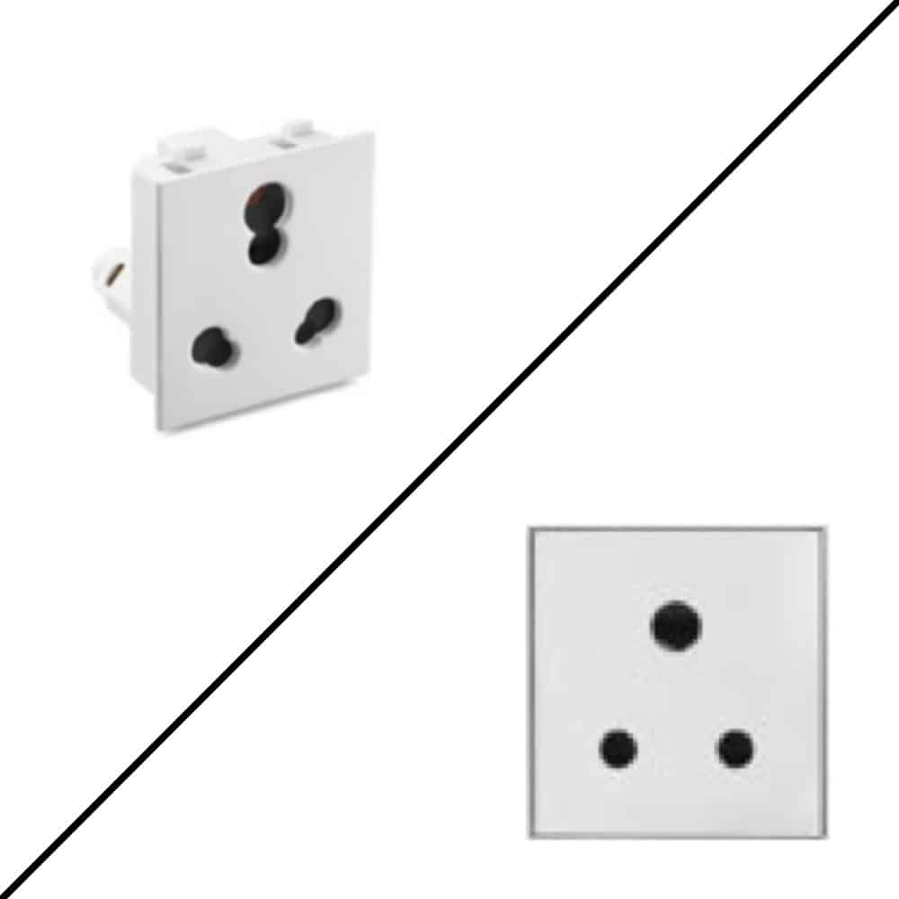 Honeywell Impact Modular Socket 2M White