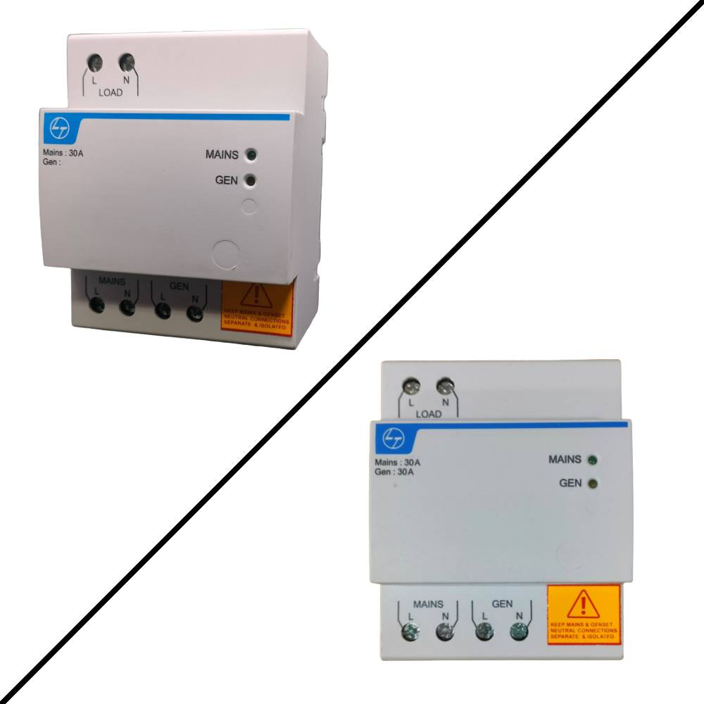 L&amp;T Tripper  30A 1 Phase Automatic Changeover Switch ACCL