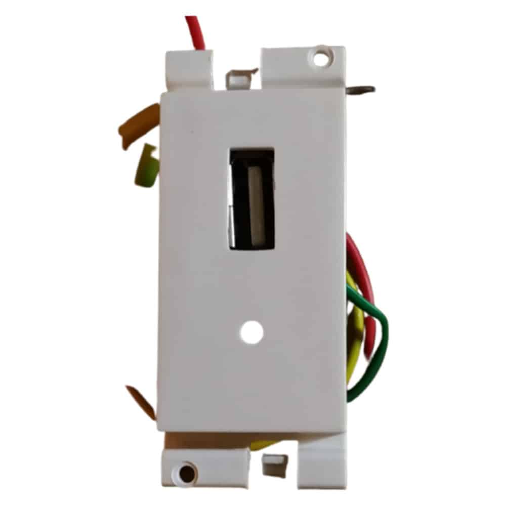Honeywell MK Blenze Plus 1A Modular USB Socket 1M Synthetic Chalk White DW583SCW