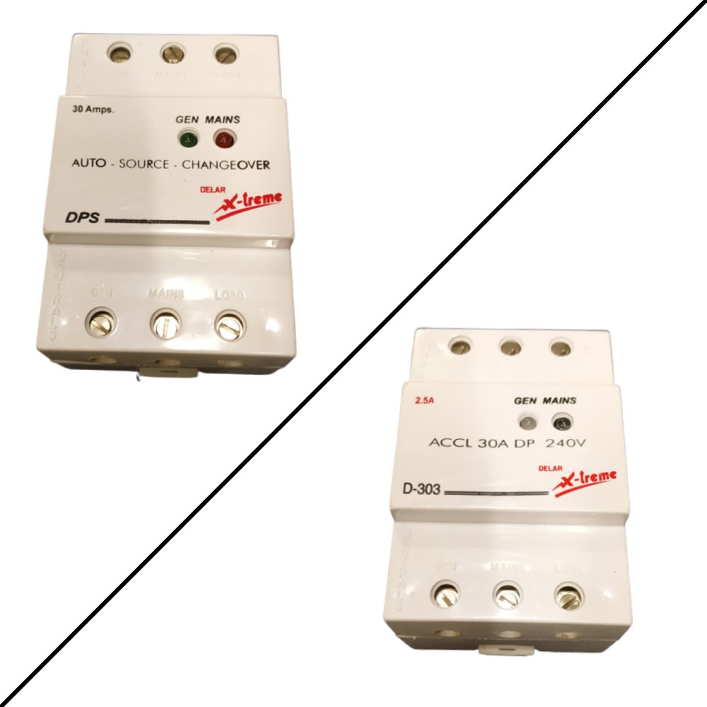Delar X-treme 1 Phase Automatic Changeover Switch ACCL - 40A, 40A