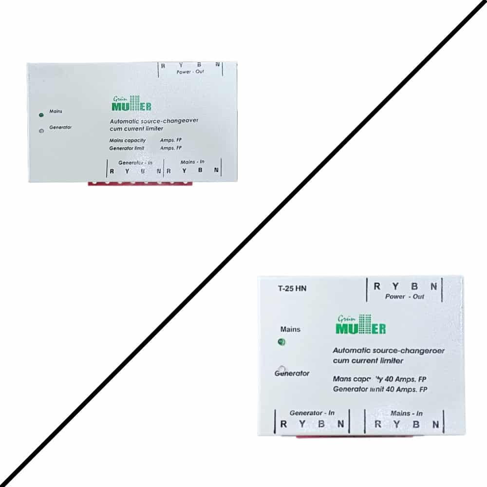 Muller 3 Phase 4 Pole Automatic Changeover Switch ACCL