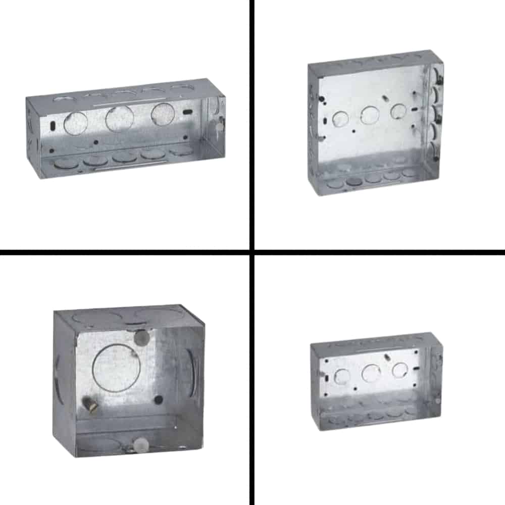 Schneider Modular Concealed GI Metal Boxes