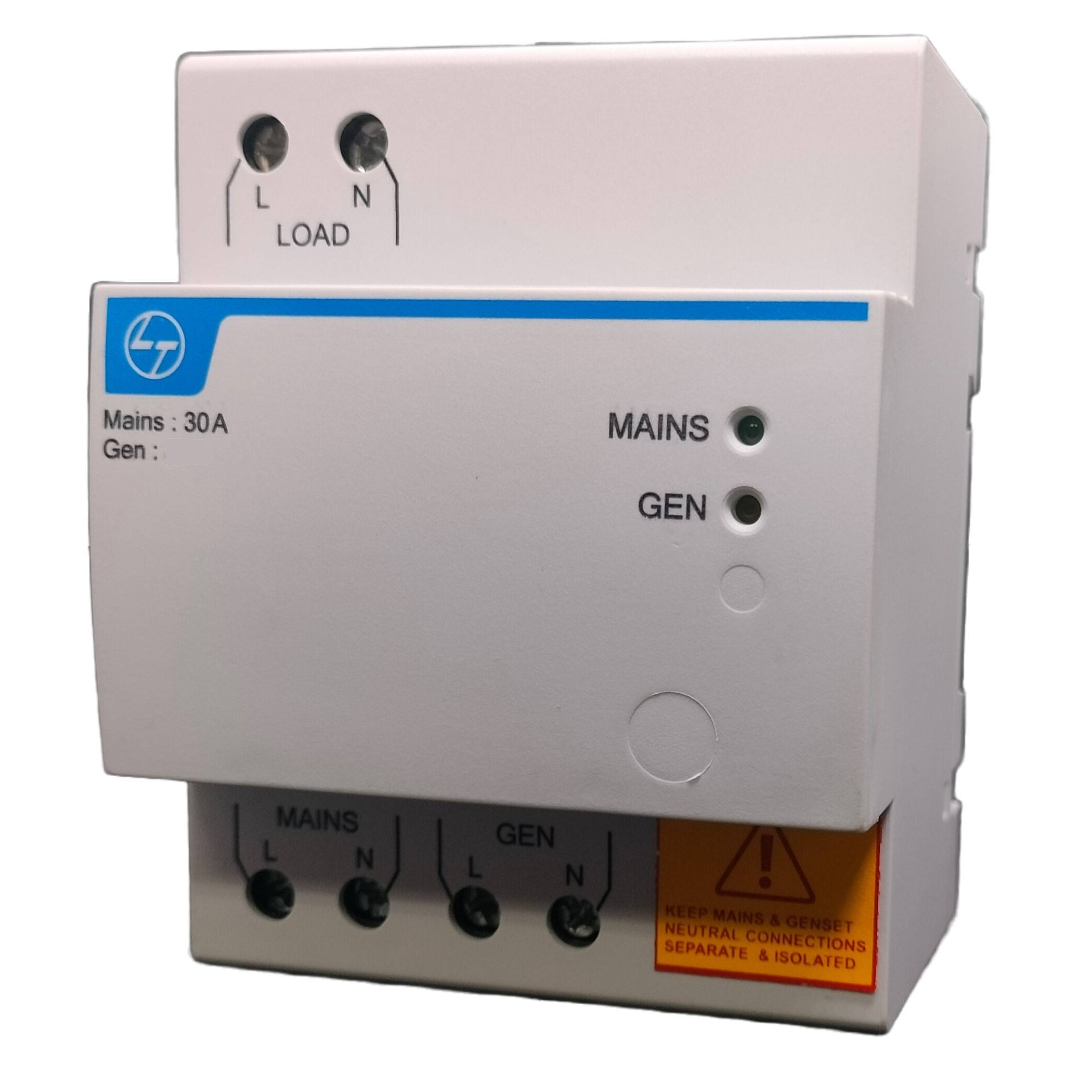 L&amp;T Tripper  30A 1 Phase Automatic Changeover Switch ACCL - 5A