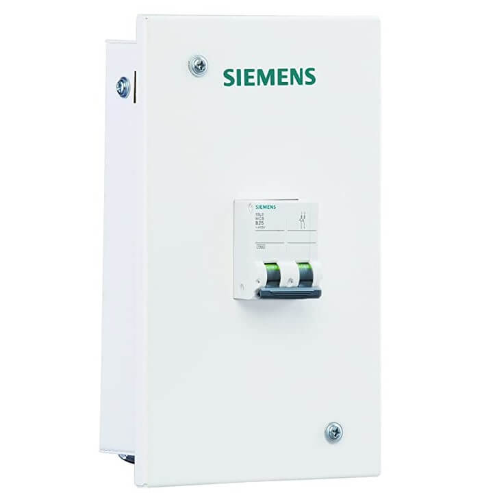 Siemens Betagard Metal Box Enclosure IP20 - 2 Pole