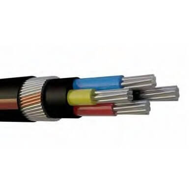 Polycab Armoured Aluminium LT Cable PVC/XLPE Insulated Overall PVC Sheathed 1100 Volts - 4 Core, 2.5 sq.mm