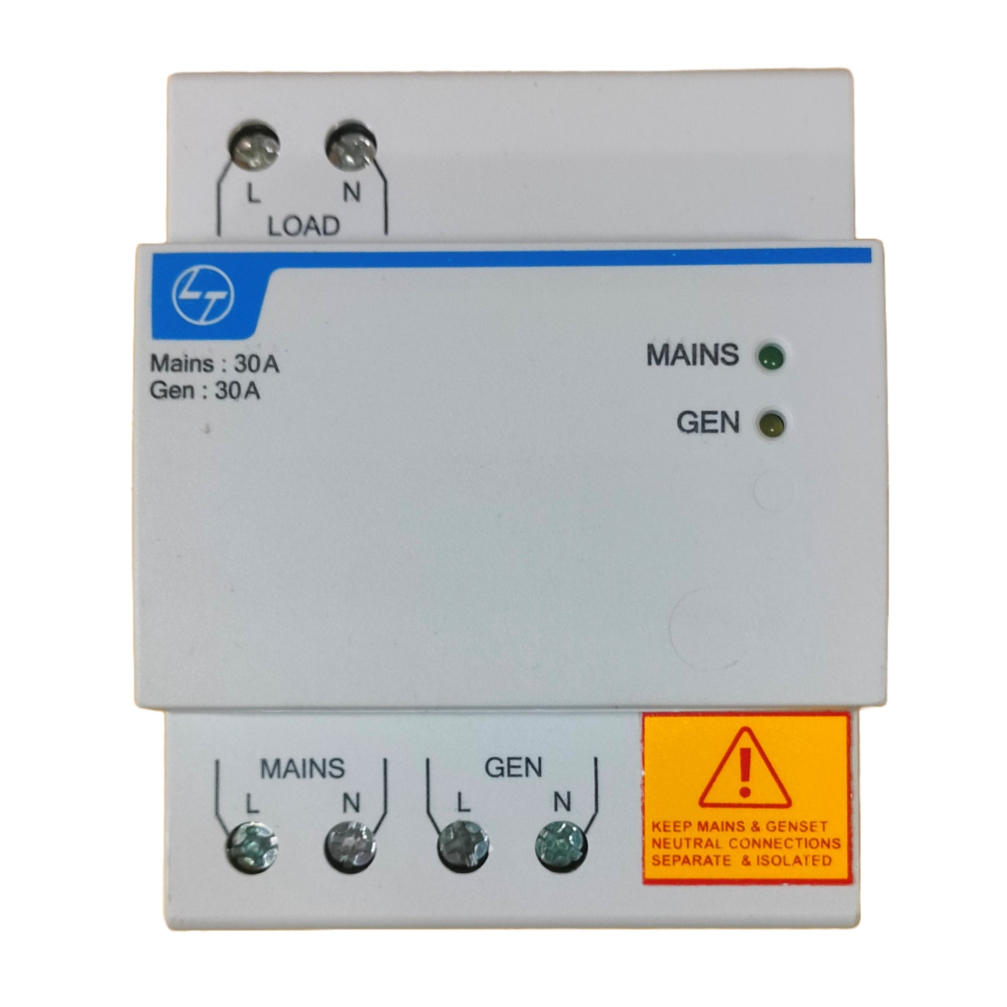 L&amp;T Tripper  30A 1 Phase Automatic Changeover Switch ACCL