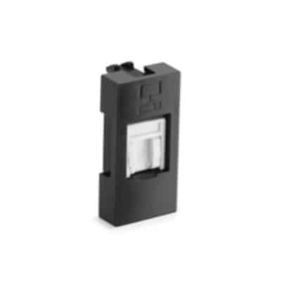 Honeywell MK Horizon Cat6A Modular RJ45 Computer Socket 1M - Jet Black