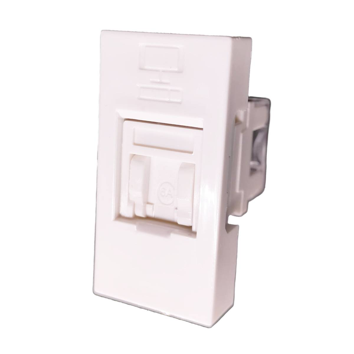 Honeywell MK Horizon Cat6A Modular RJ45 Computer Socket 1M - White