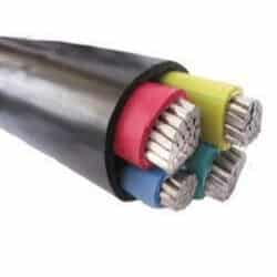 Havells Unarmoured Aluminium LT Cable PVC/XLPE Insulated Overall PVC Sheathed 1100 Volts - 4 Core, 4 sq.mm