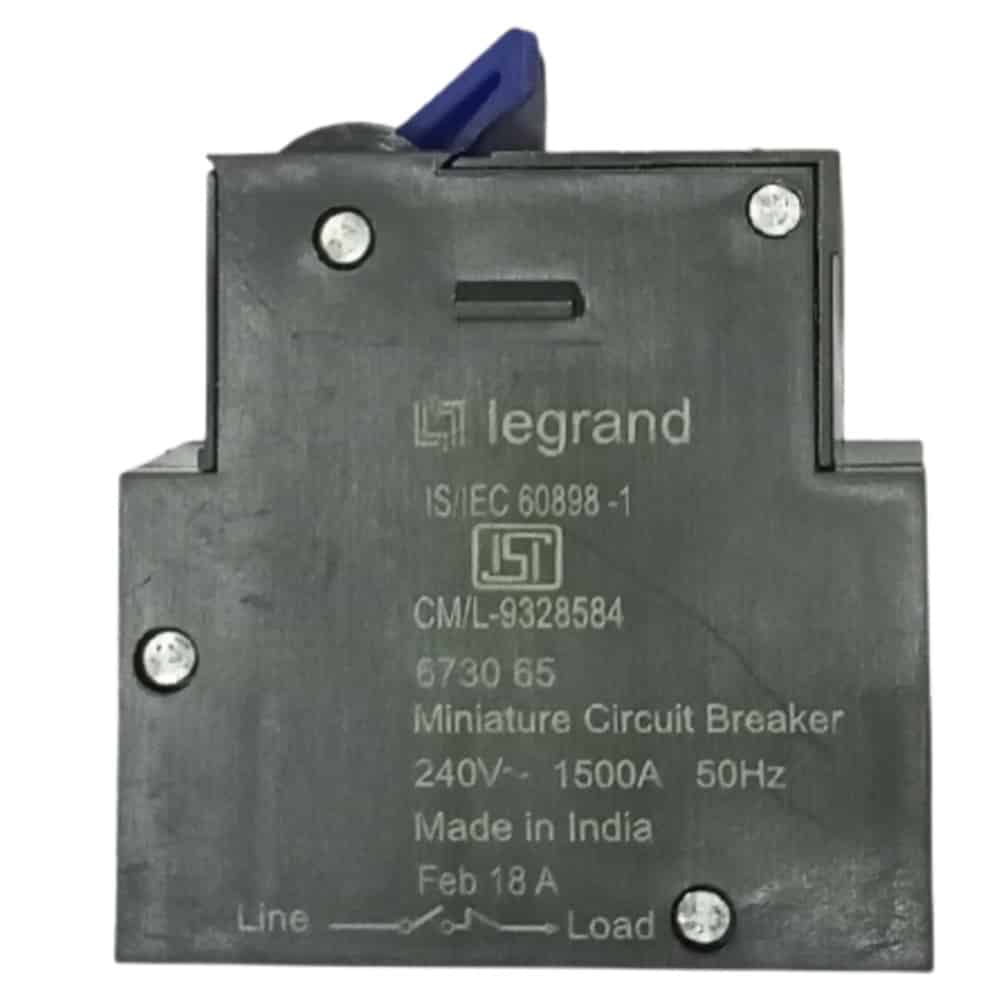 Legrand Myrius 1 Pole Modular MCB 'C' 1M White