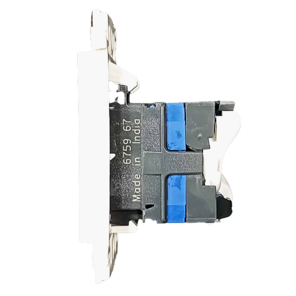 Legrand Mylinc Modular RJ45 Computer Socket with Shutter 1M White