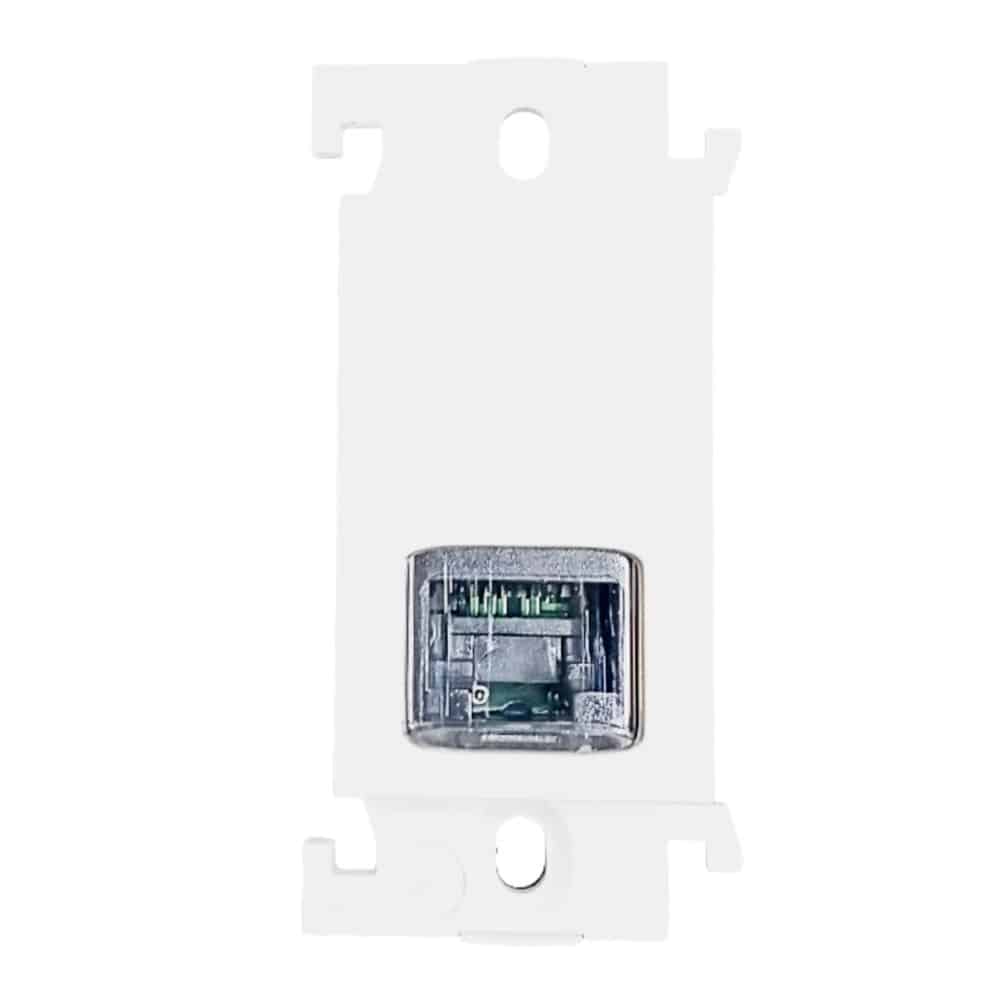 Legrand Mylinc Modular RJ45 Computer Socket with Shutter 1M White - Cat5e