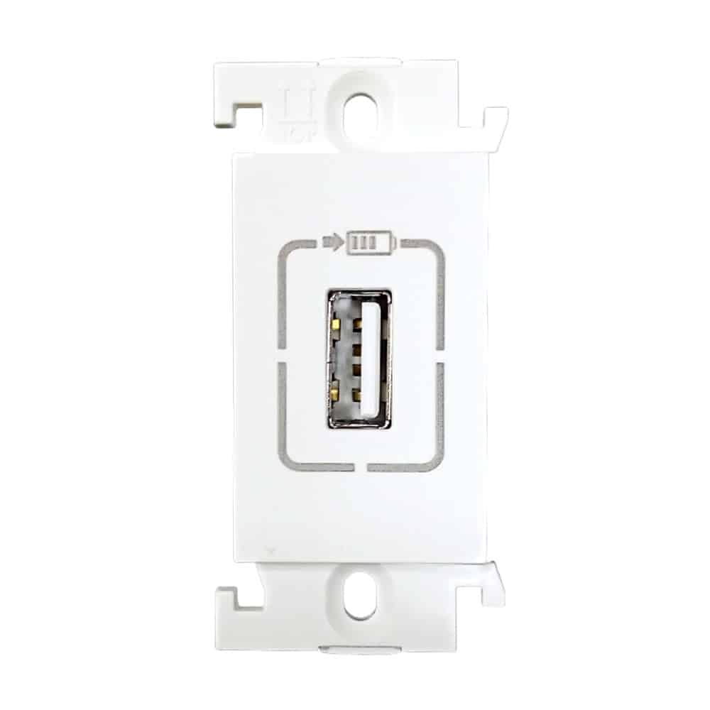 Legrand Mylinc Modular USB Socket White - Single USB (1M)
