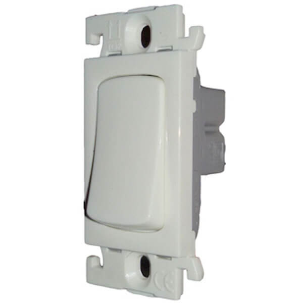 Legrand Mylinc Modular Switch White - 6A, 1 Way, Without Indicator, 1M