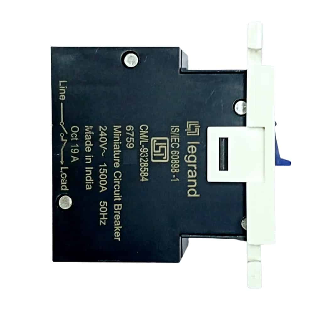 Legrand Mylinc 1 Pole Modular MCB 1M White