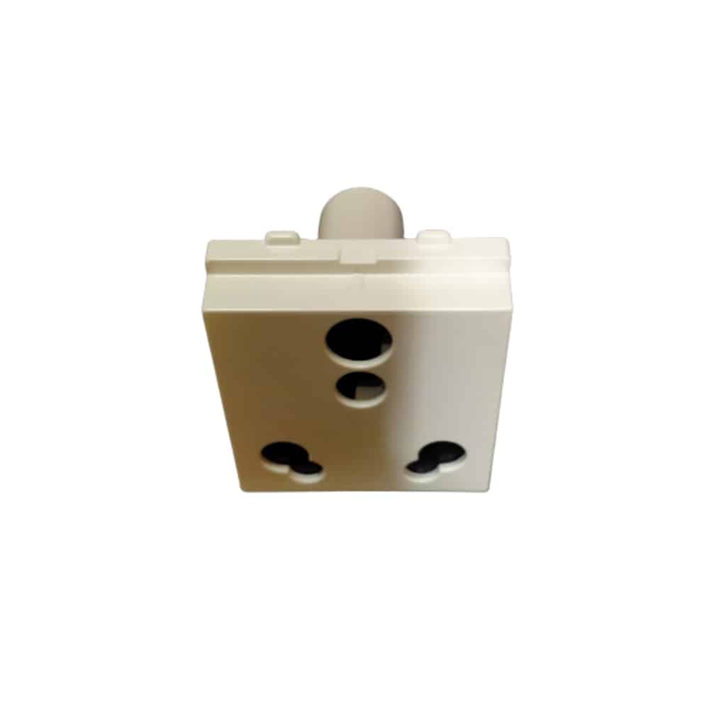 Schneider Opale Modular Socket with Shutter 2M White